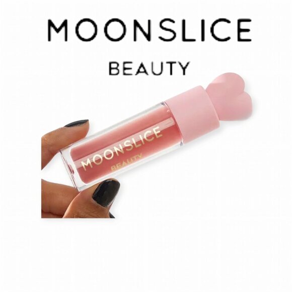 Moonslice Beauty Glossy Non-Sticky Lip Oil in Dusty Pink NWT - Picture 1 of 9